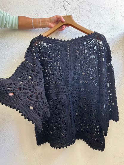 CLAS TOP Granny Square, crochet pattern